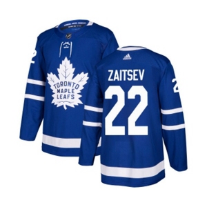 Adidas Toronto Maple Leafs #22 Nikita Zaitsev Premier Royal Blue Home NHL Jersey