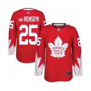 Adidas Toronto Maple Leafs #25 James Van Riemsdyk Premier Red Alternate NHL Jersey