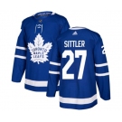 Adidas Toronto Maple Leafs #27 Darryl Sittler Premier Royal Blue Home NHL Jersey