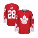 Adidas Toronto Maple Leafs #28 Tie Domi Authentic Red Alternate NHL Jersey