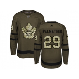 Adidas Toronto Maple Leafs #29 Mike Palmateer Green Salute to Service Stitched NHL Jersey