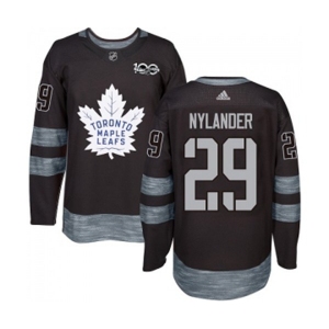 Adidas Toronto Maple Leafs #29 William Nylander Authentic Black 1917-2017 100th Anniversary NHL Jersey