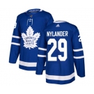 Adidas Toronto Maple Leafs #29 William Nylander Authentic Royal Blue Home NHL Jersey