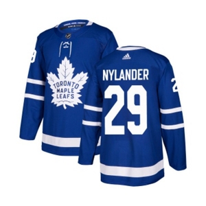 Adidas Toronto Maple Leafs #29 William Nylander Authentic Royal Blue Home NHL Jersey