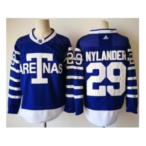 Adidas Toronto Maple Leafs #29 William Nylander Blue Authentic 1918 Arenas Throwback Stitched NHL Jersey