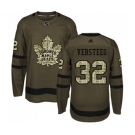 Adidas Toronto Maple Leafs #32 Kris Versteeg Authentic Green Salute to Service NHL Jersey