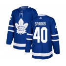 Adidas Toronto Maple Leafs #40 Garret Sparks Premier Royal Blue Home NHL Jersey