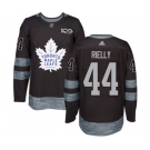 Adidas Toronto Maple Leafs #44 Morgan Rielly Authentic Black 1917-2017 100th Anniversary NHL Jersey