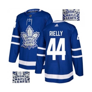 Adidas Toronto Maple Leafs #44 Morgan Rielly Authentic Royal Blue Fashion Gold NHL Jersey