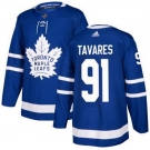 Adidas Toronto Maple Leafs #91 Tavares Authentic Royal Blue Home NHL Jersey