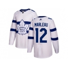 Men Adidas Toronto Maple Leafs #12 Patrick Marleau White Authentic 2018 Stadium Series Stitched NHL Jersey