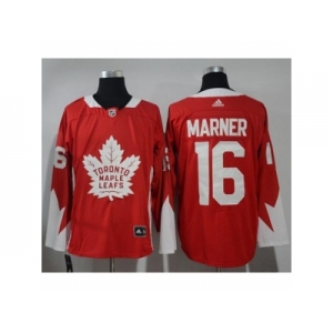 Men Adidas Toronto Maple Leafs #16 Mitchell Marner Red Team Canada Authentic Stitched NHL Jersey