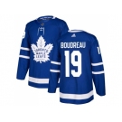 Men Adidas Toronto Maple Leafs #19 Bruce Boudreau Blue Home Authentic Stitched NHL Jersey