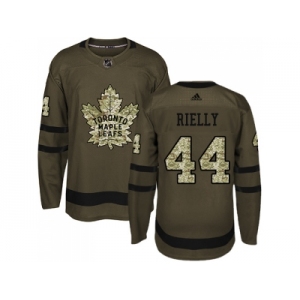 Men Adidas Toronto Maple Leafs #44 Morgan Rielly Green Salute to Service Stitched NHL Jersey