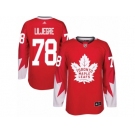 Men Adidas Toronto Maple Leafs #78 Timothy Liljegren Premier Red Alternate NHL Jersey