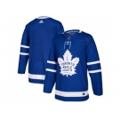 Men Adidas Toronto Maple Leafs Blank Blue Home Authentic Stitched NHL Jersey