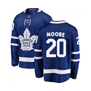 Men Toronto Maple Leafs #20 Dominic Moore Fanatics Branded Royal Blue Home Breakaway NHL Jersey