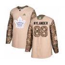 Men's Maple Leafs #88 William Nylander Camo Authentic 2017 Veterans Day Stitched Hockey Jersey