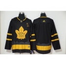 Men's Maple Leafs Blank Black City Edition Authentic Stitched Hockey Jersey