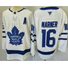 Men's Toronto Maple Leafs #16 Mitch Marner White Authentic Jersey