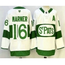 Men's Toronto Maple Leafs #16 Mitch Marner White St Pats Authentic Jersey