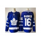 Men's Toronto Maple Leafs #16 Mitchell Marner Royal Blue Home 2017-2018 adidas Hockey Stitched NHL Jersey