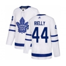 Men's Toronto Maple Leafs #44 Morgan Rielly White Road Stitched Hockey Jersey