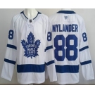 Men's Toronto Maple Leafs #88 William Nylander White Authentic Jersey