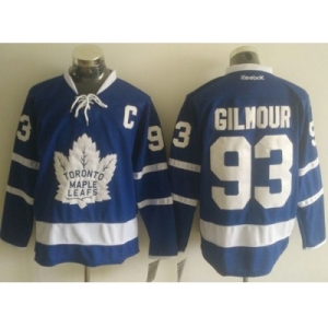 Men's Toronto Maple Leafs #93 Doug Gilmour Blue New Stitched NHL Jersey