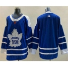 Men's Toronto Maple Leafs Blank Blue 2022 Reverse Retro Stitched Jersey