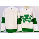 Men's Toronto Maple Leafs White Blank St Patricks Authentic Jersey