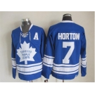 NHL Toronto Maple Leafs #7 HORTON Blue Throwback Stitched jerseys