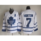 NHL Toronto Maple Leafs #7 Horton white Throwback Stitched jerseys