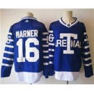 Toronto Maple Leafs #16 Mitchell Marner Blue 1918 Arenas Throwback Stitched Hockey Jersey