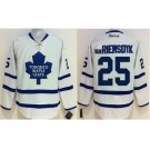 Toronto Maple Leafs #25 James Van Riemsdyk White Stitched NHL Jersey