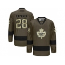 Toronto Maple Leafs #28 Kasperi Kapanen Green Salute to Service Stitched NHL Jersey