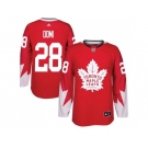 Toronto Maple Leafs #28 Tie Domi Red Alternate Stitched NHL Jersey