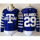 Toronto Maple Leafs #29 William Nylander Blue 1918 Arenas Throwback Stitched Hockey Jersey