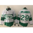 Toronto Maple Leafs #29 William Nylander White Green St. Patrick's Day Stitched NHL Jersey