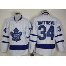 Toronto Maple Leafs #34 Auston Matthews White New Stitched NHL Jersey