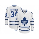 Toronto Maple Leafs #34 Auston Matthews White Road Stitched NHL Jersey