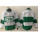 Toronto Maple Leafs Blank White Green St. Patrick's Day Stitched NHL Jersey