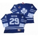 nhl Toronto Maple Leafs #29 Potvin Throwback Blue