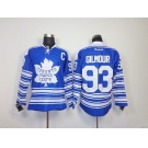 nhl jersey toronto maple leafs #93 gilmour blue[2014 winter classic patch C]