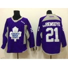 nhl jerseys toronto maple leafs #21 vanRiemsdyk purple