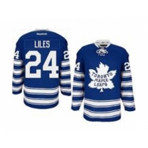 nhl jerseys toronto maple leafs #24 liles blue[2014 winter classic]