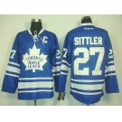 nhl jerseys toronto maple leafs #27 sittler blue