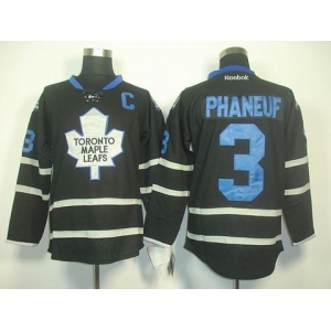 nhl jerseys toronto maple leafs #3 phaneuf black