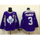 nhl jerseys toronto maple leafs #3 phaneuf purple