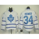 nhl jerseys toronto maple leafs #34 reimer full white